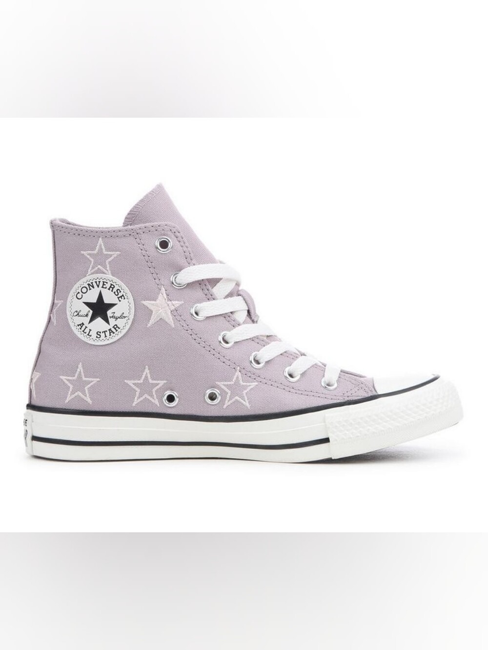 Converse Kids Lavender Star High-Top Sneakers